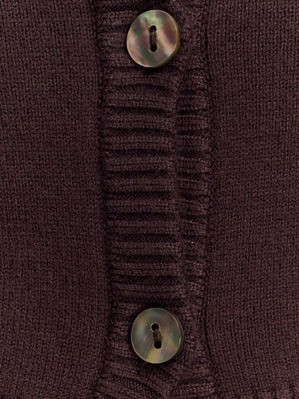 Meshki Reese Fitted Knit Cardigan - Dark Chocolate - Picture 4 of 7
